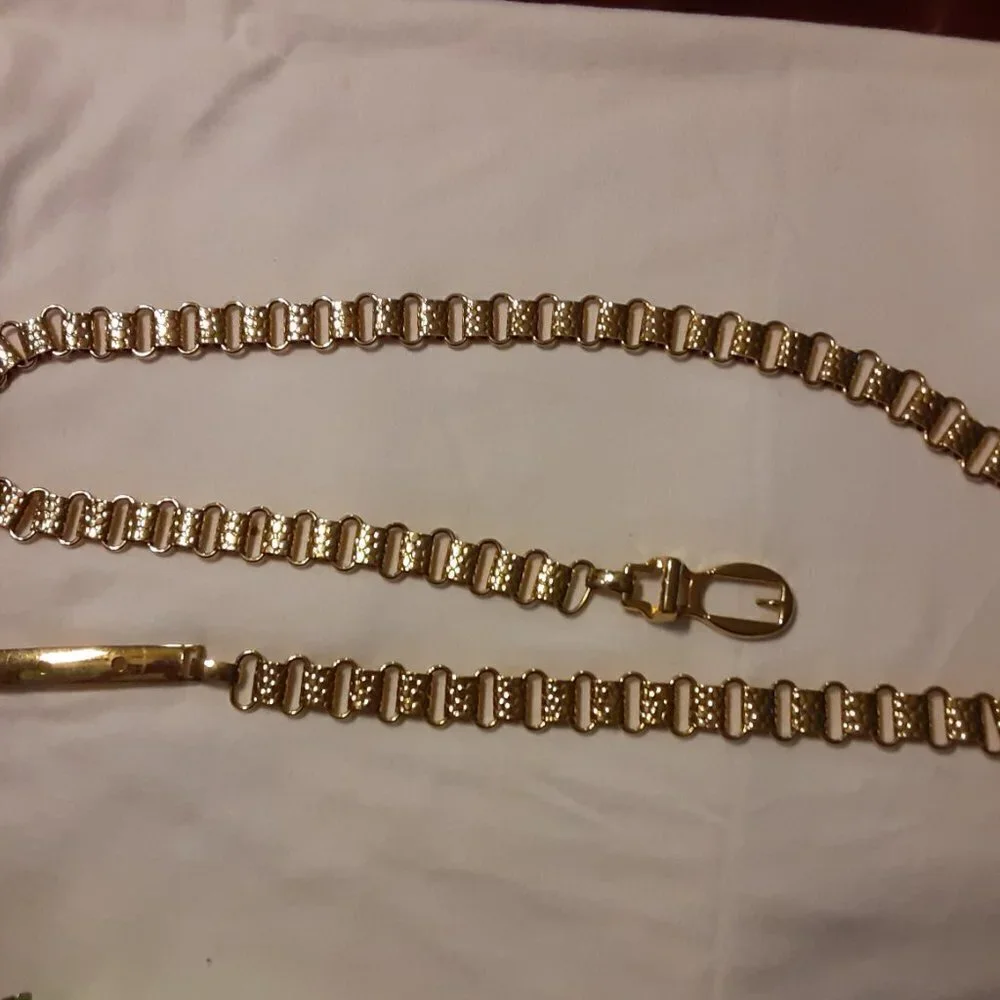 Gold Colored Fashion Belt